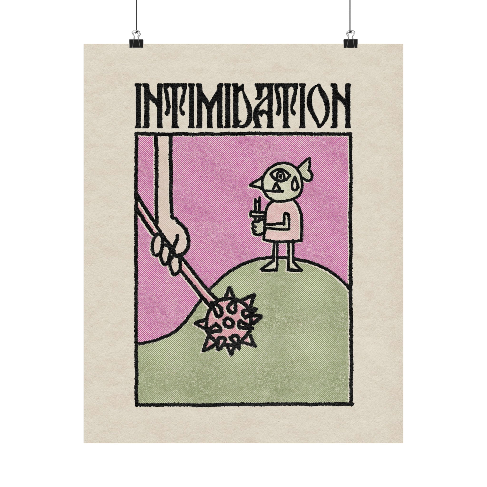 Intimidation | Premium Matte Poster - Poster - Ace of Gnomes - 39766933997754340720