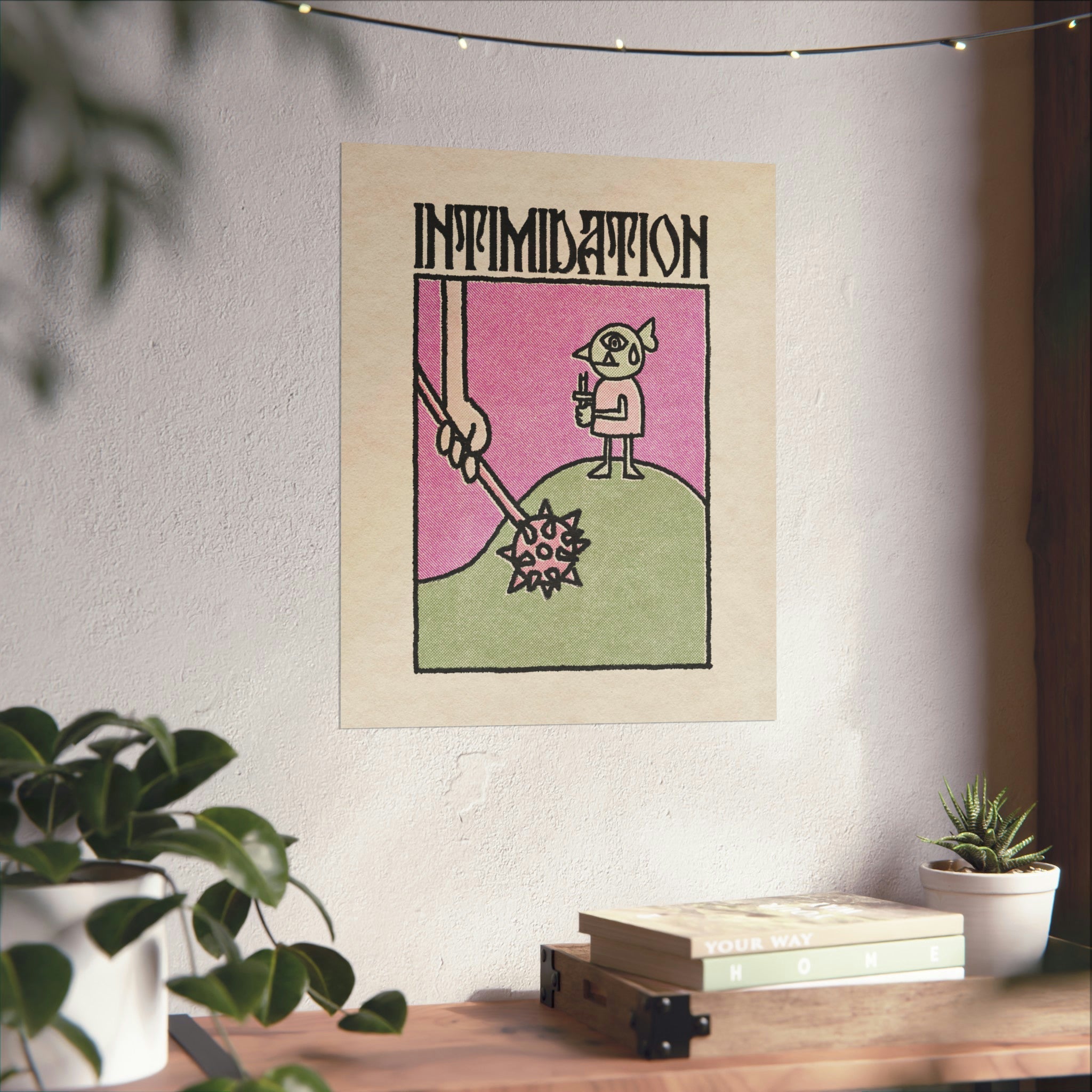 Intimidation | Premium Matte Poster - Poster - Ace of Gnomes - 29811528860106584024