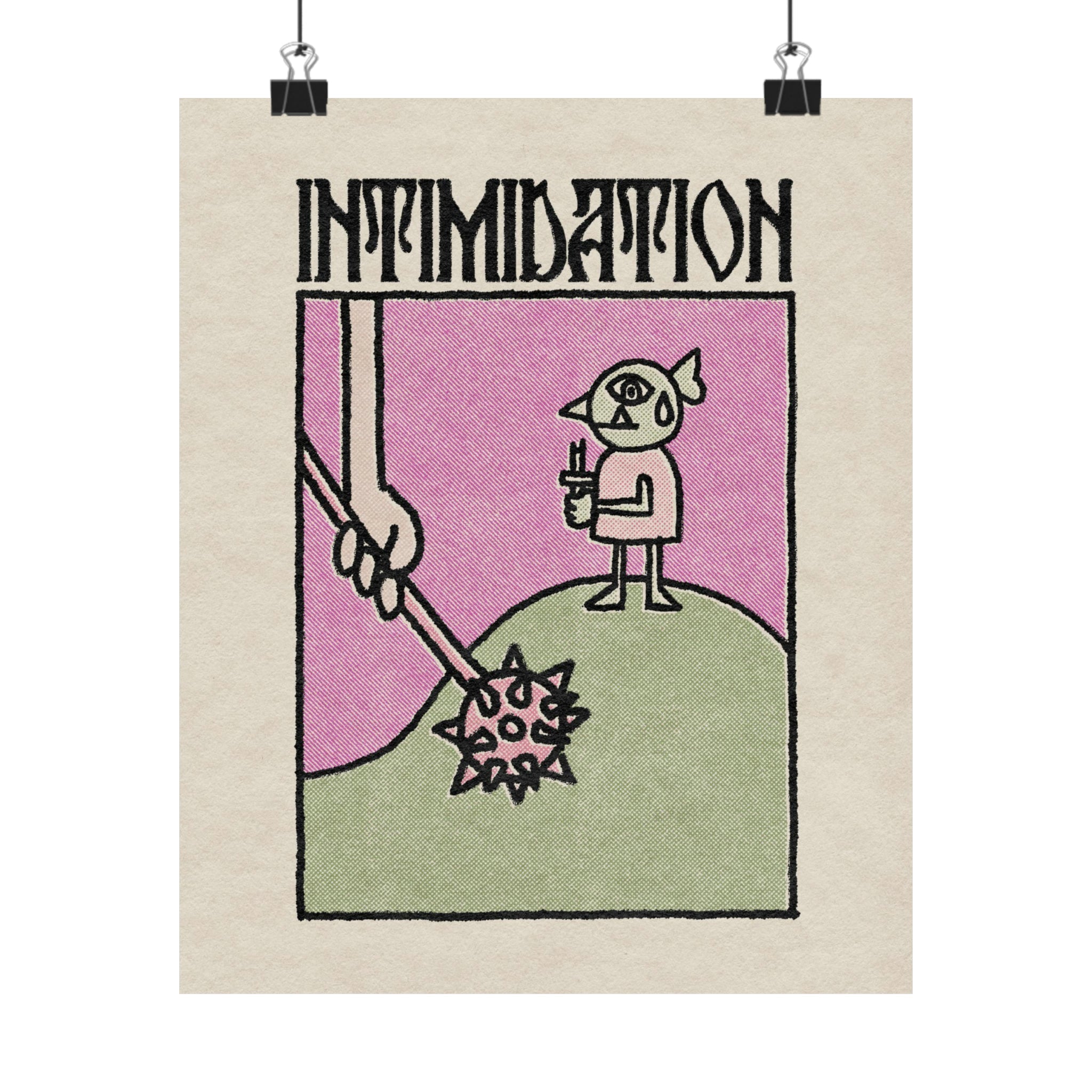 Intimidation | Premium Matte Poster - Poster - Ace of Gnomes - 19025706627077612960