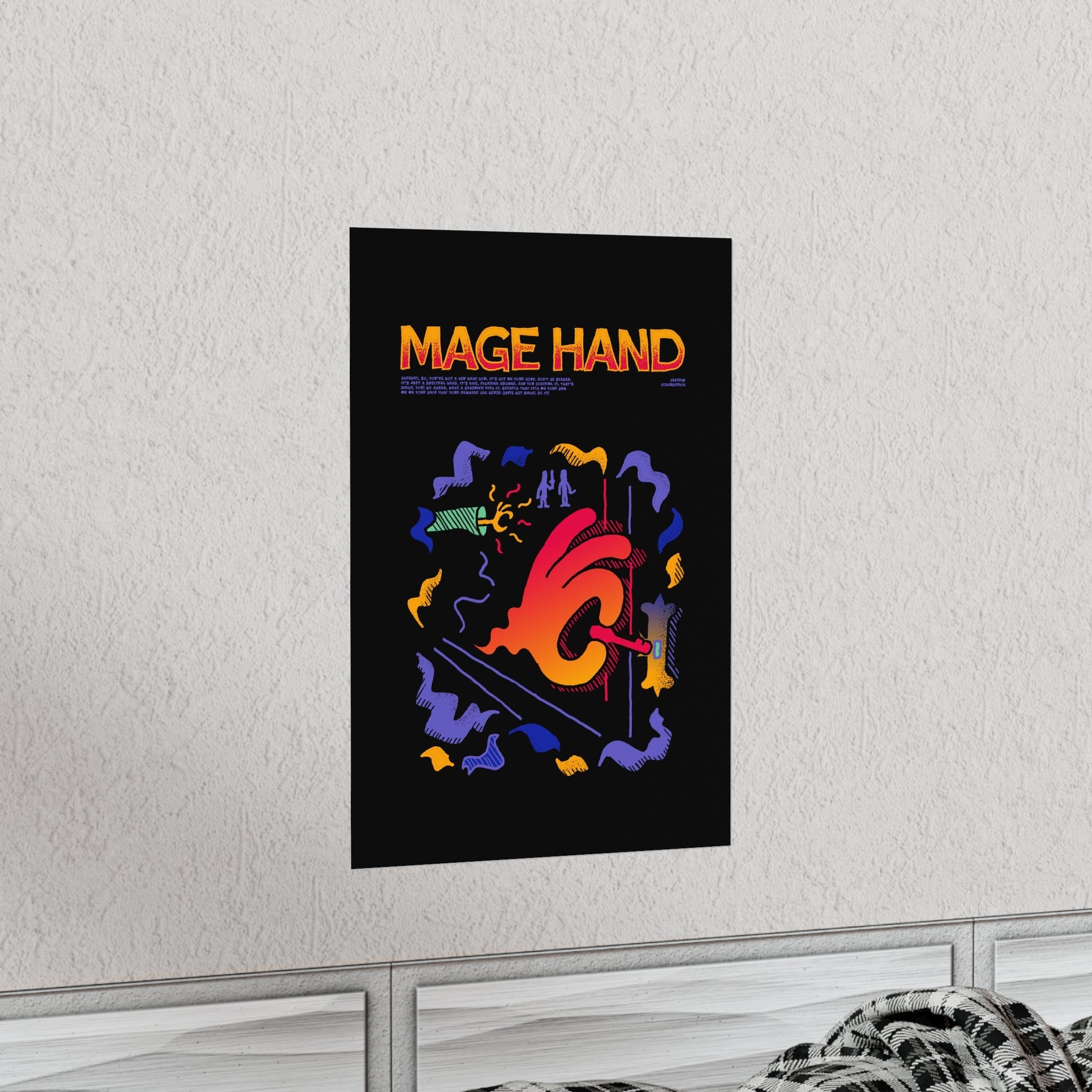 Mage Hand | Premium Matte Poster - Poster - Ace of Gnomes - 57886780939674367931