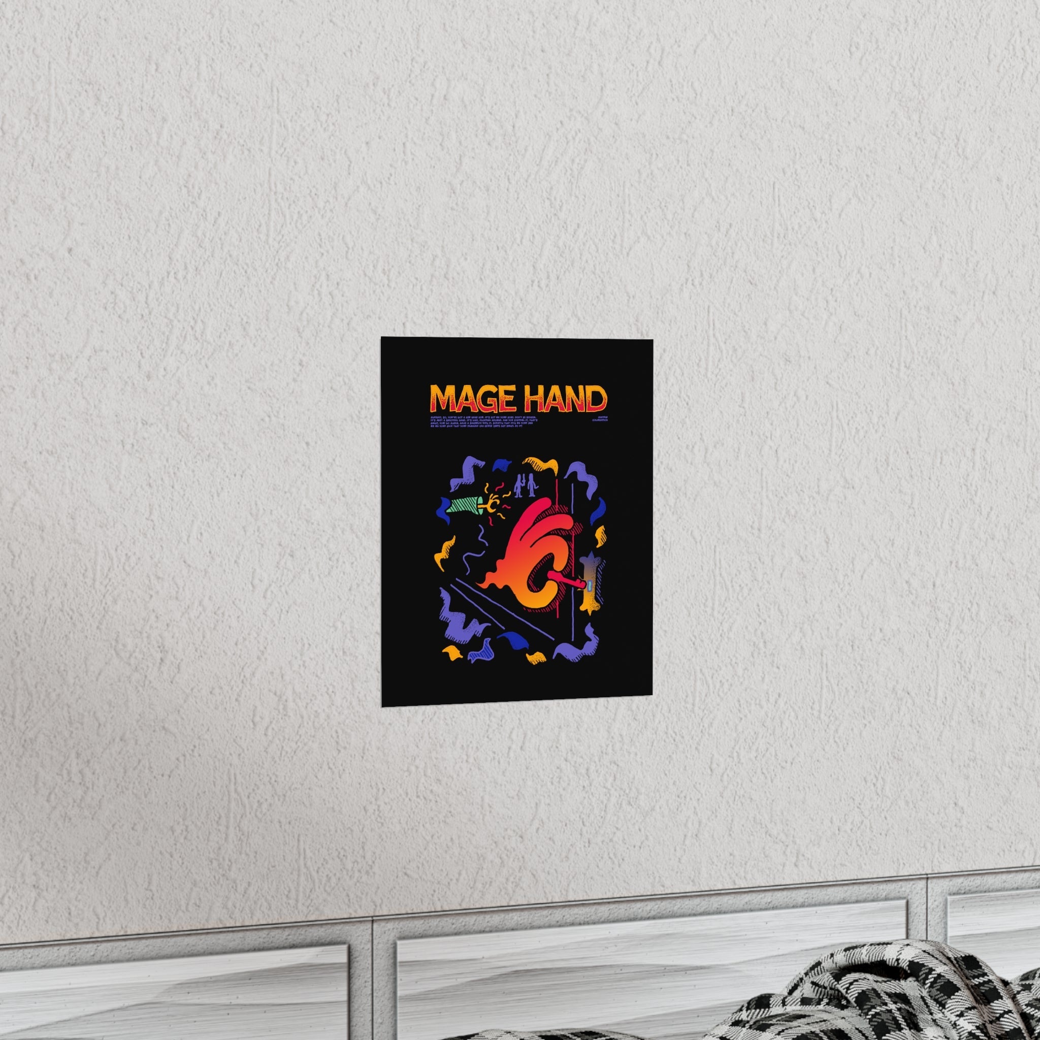 Mage Hand | Premium Matte Poster - Poster - Ace of Gnomes - 22622315567175019271