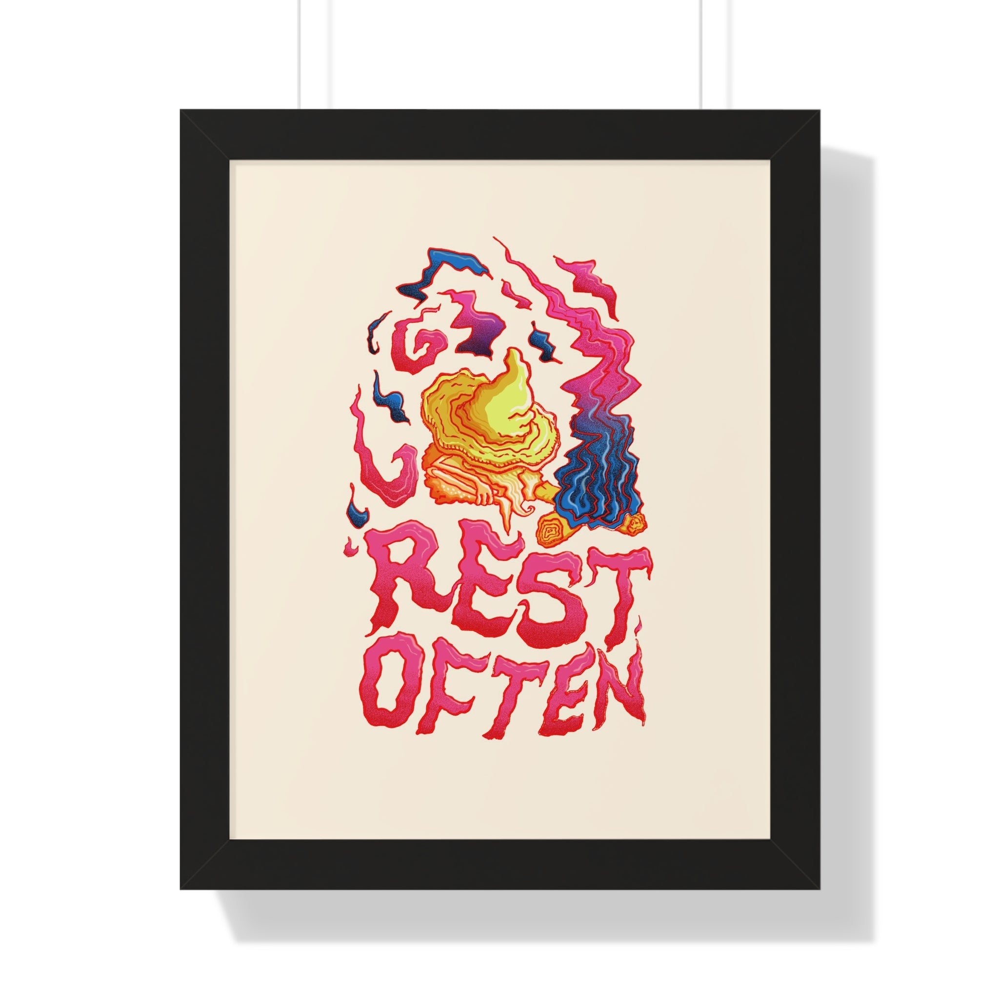 Rest Often | Framed Poster - Poster - Ace of Gnomes - 33306590676336862492