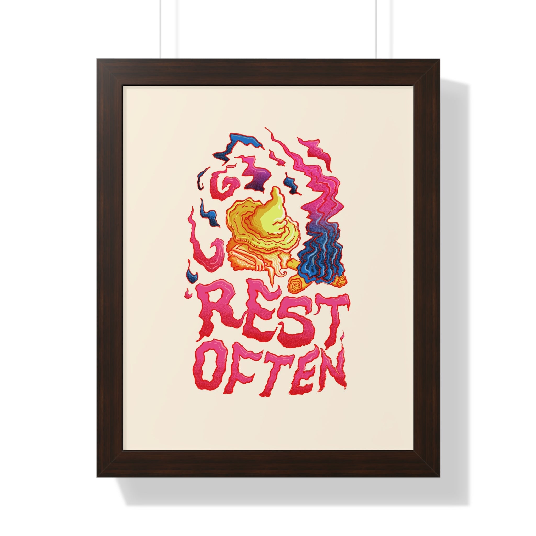 Rest Often | Framed Poster - Poster - Ace of Gnomes - 72532913756276577805