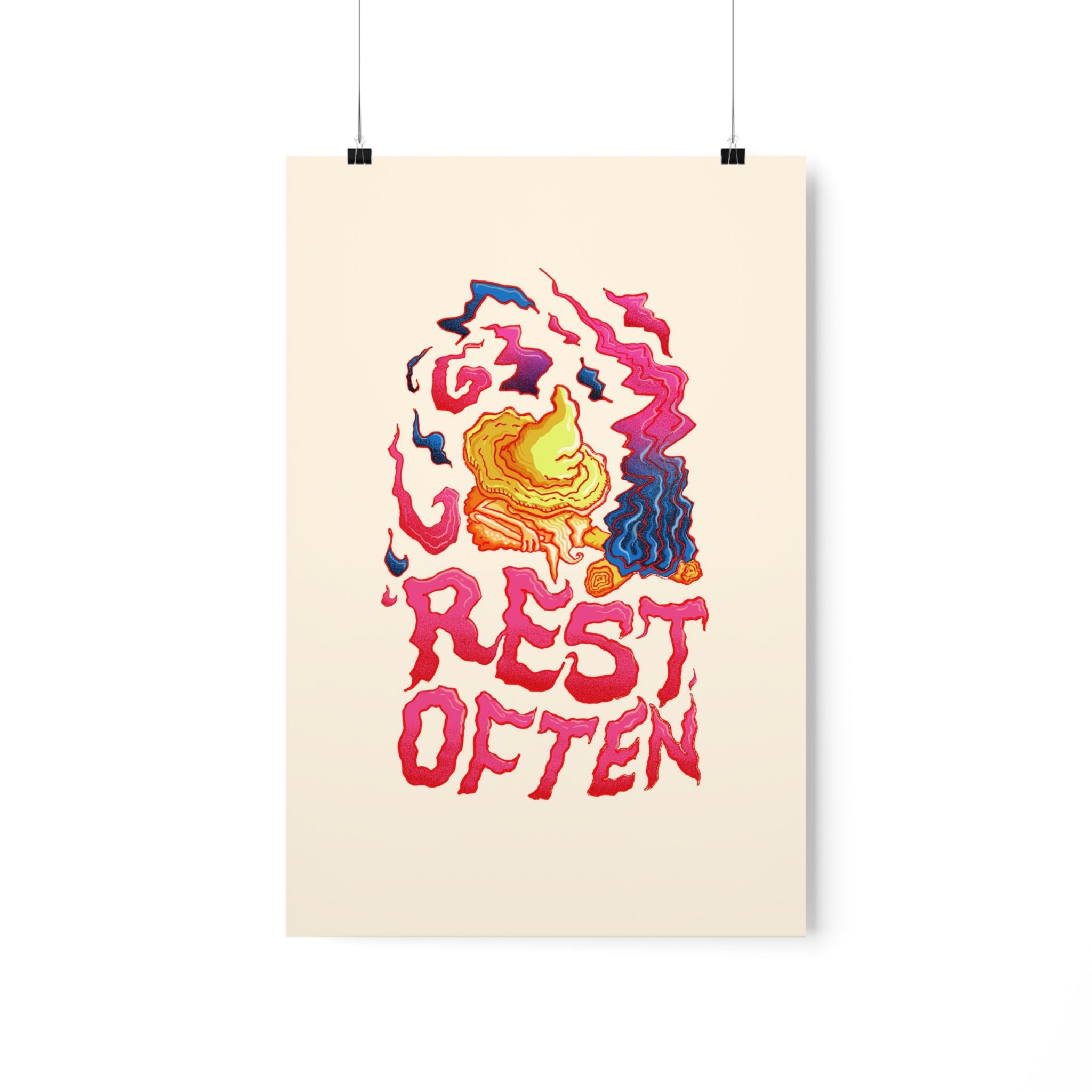 Rest Often | Premium Matte Poster - Poster - Ace of Gnomes - 28594904738141825101