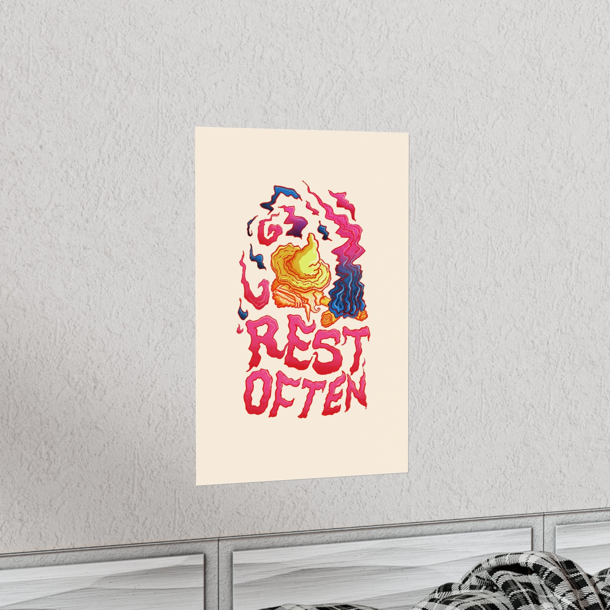 Rest Often | Premium Matte Poster - Poster - Ace of Gnomes - 79484099724878902995