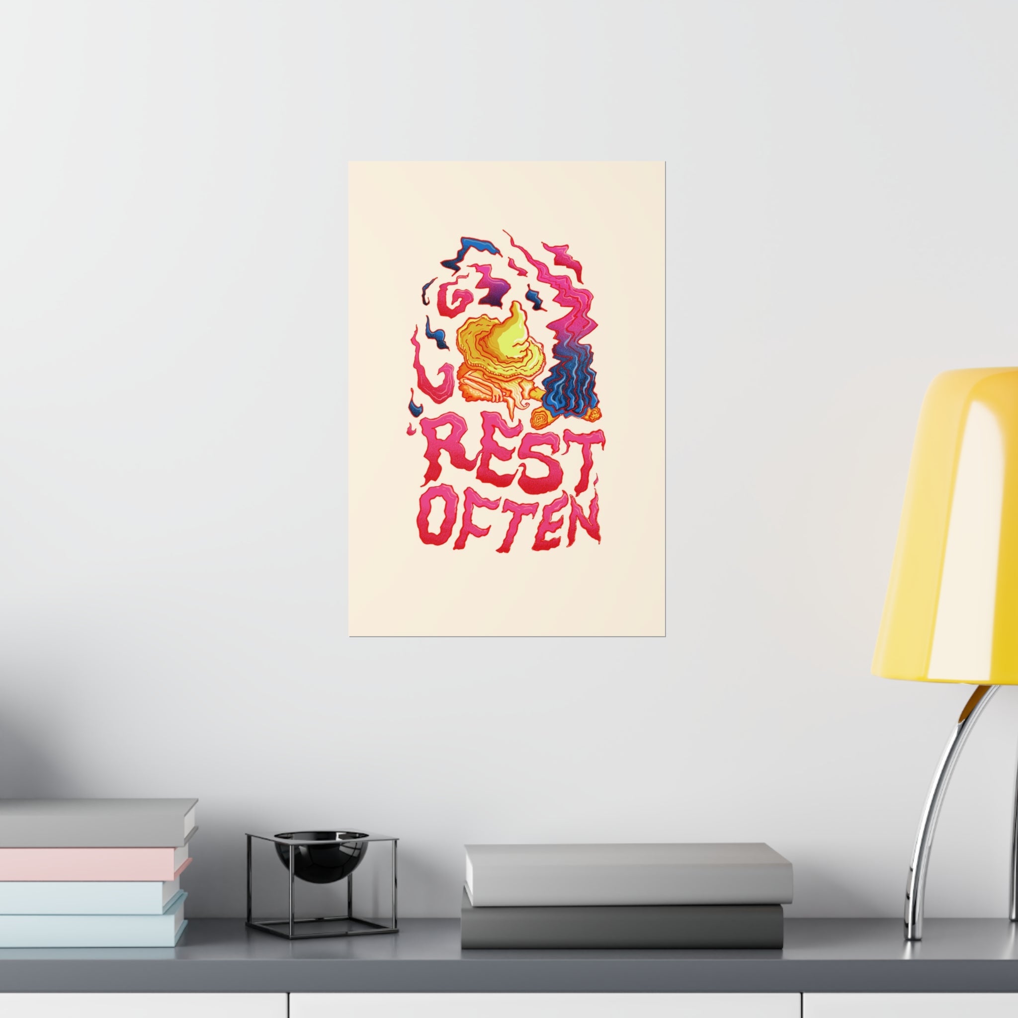 Rest Often | Premium Matte Poster - Poster - Ace of Gnomes - 79484099724878902995