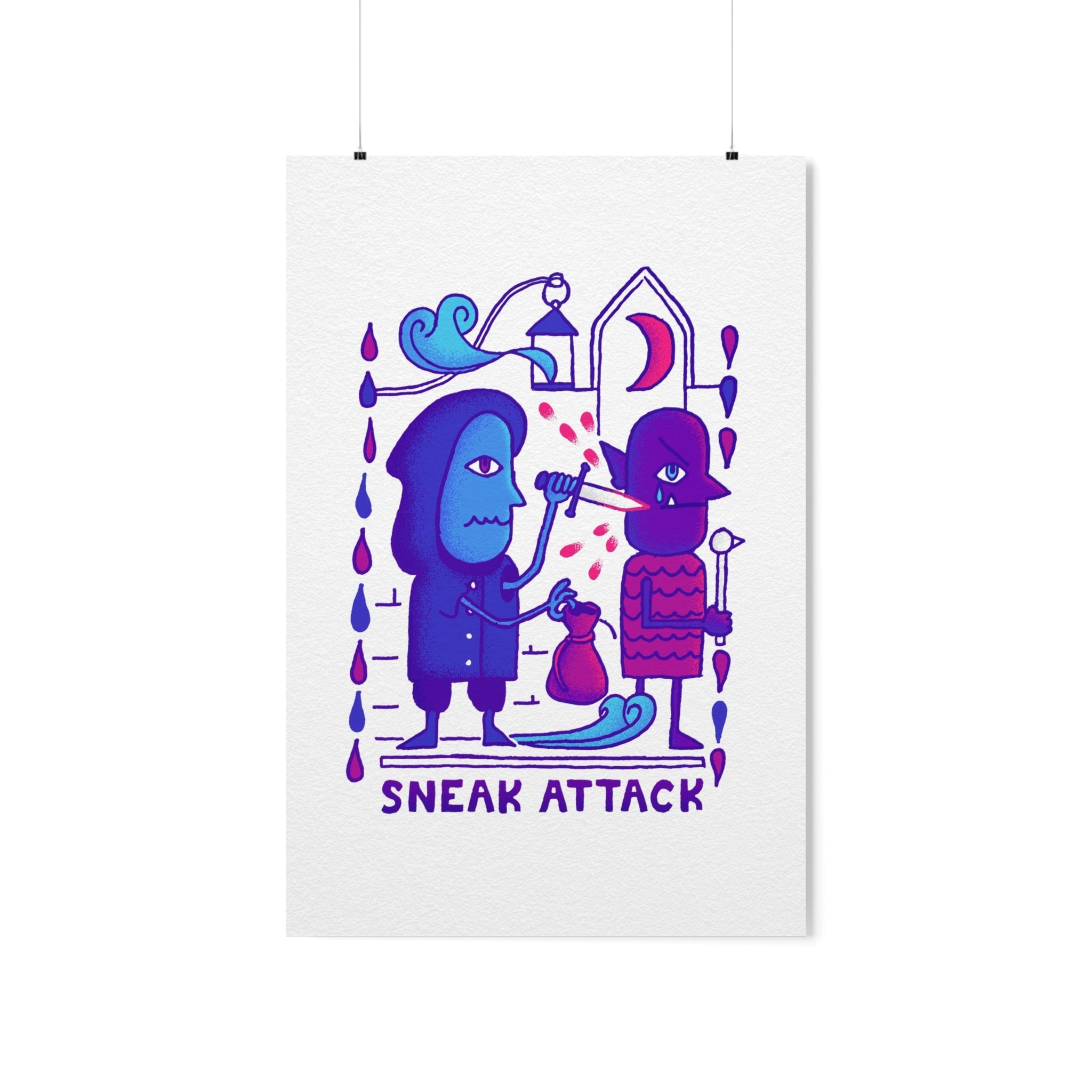 Sneak Attack | Premium Matte Poster - Poster - Ace of Gnomes - 29814001275652311680