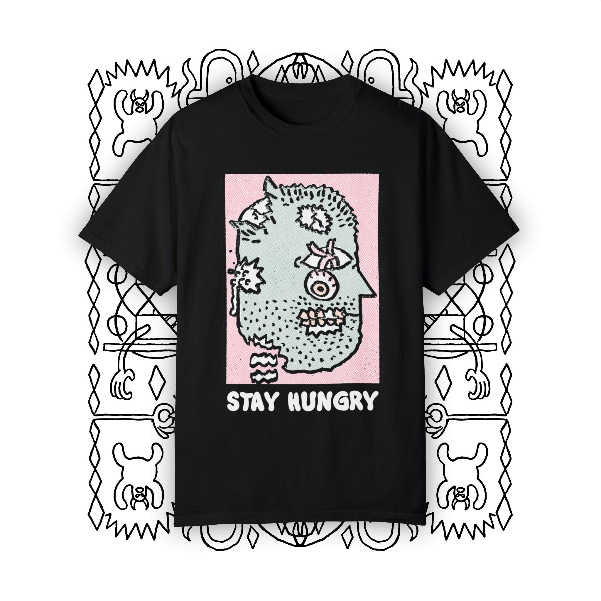 Stay Hungry | Comfort Colors Premium T-shirt - T-Shirt - Ace of Gnomes - 21604968535233729512