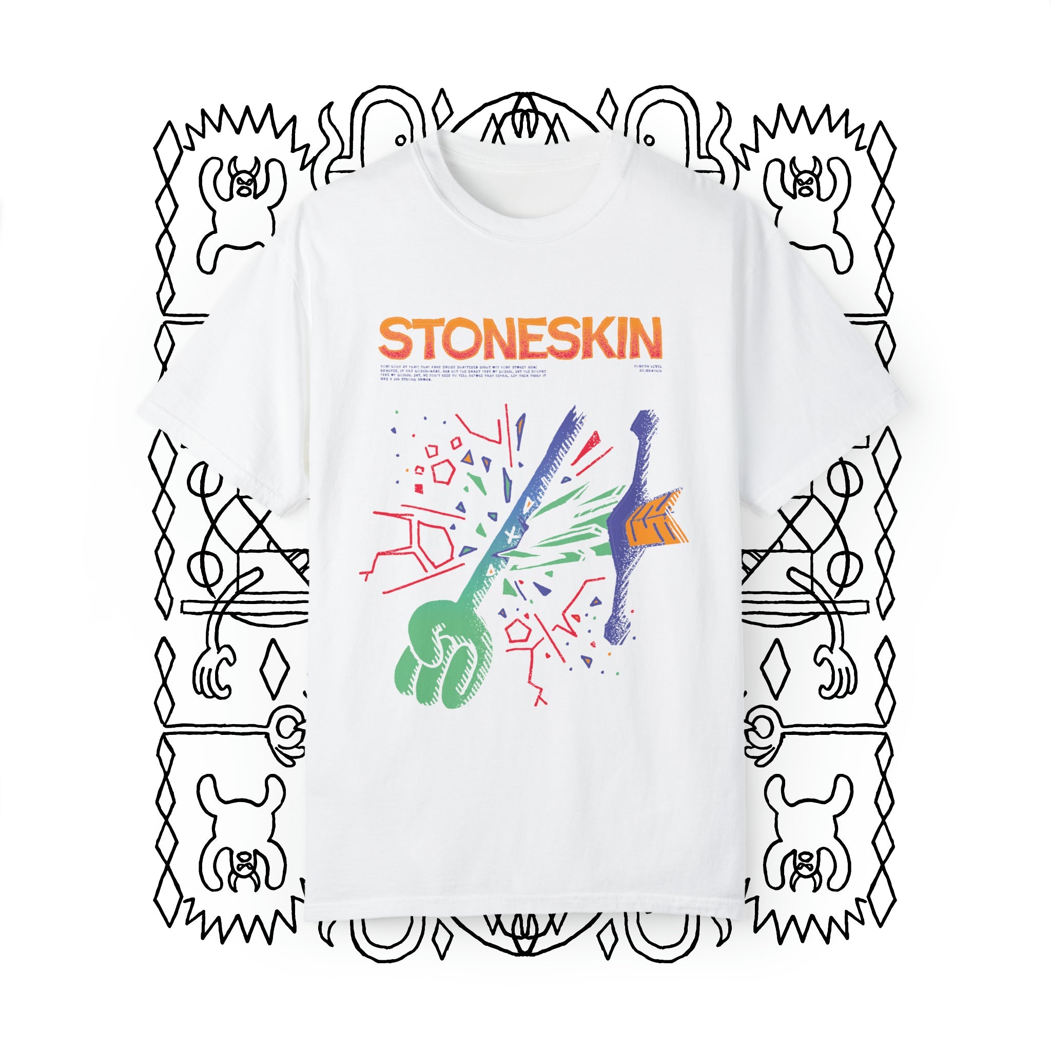 Stoneskin | Comfort Colors T-Shirt - T-Shirt - Ace of Gnomes - 29166369902856819070