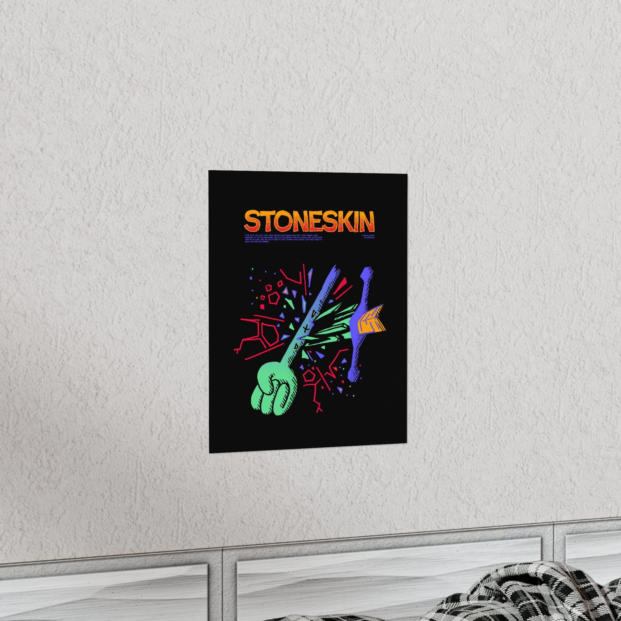 Stoneskin | Premium Matte Poster - Poster - Ace of Gnomes - 13848009365466479074
