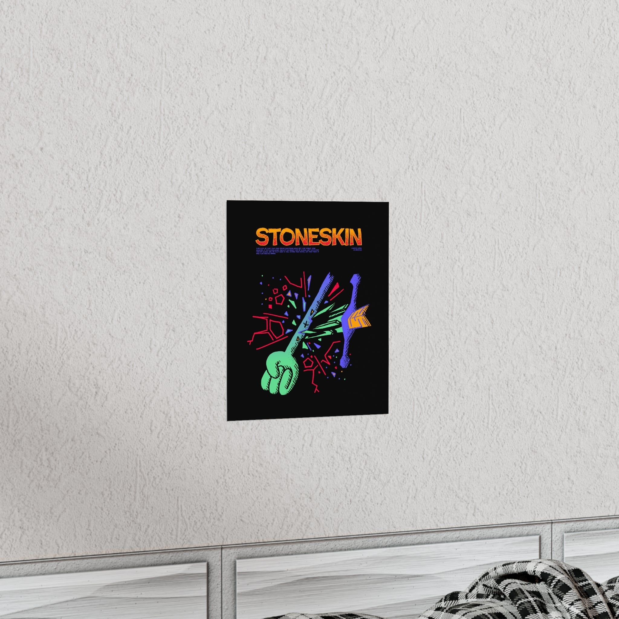 Stoneskin | Premium Matte Poster - Poster - Ace of Gnomes - 69859514605954052759