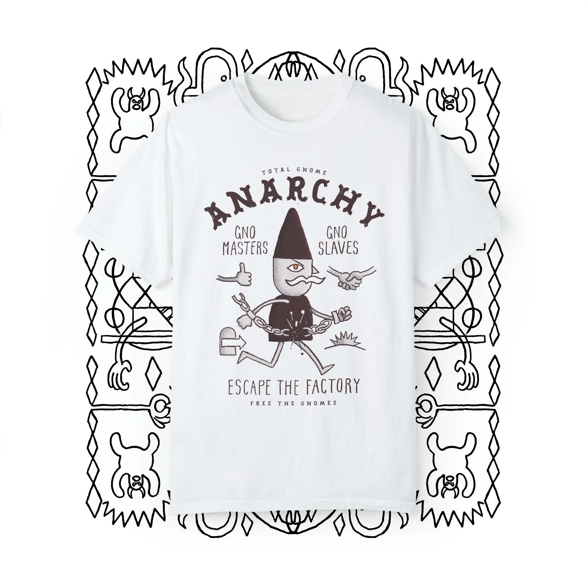 Total Gnome Anarchy | Comfort Colors Premium T-shirt - T-Shirt - Ace of Gnomes - 34027845118556678530