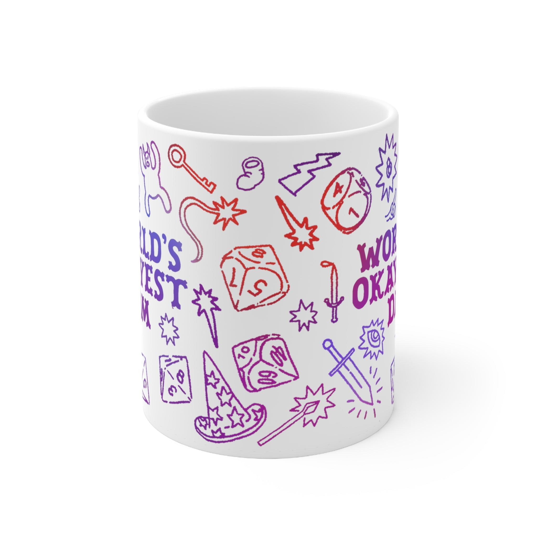 World's Okayest DM | Ceramic Mug 11oz - Mug - Ace of Gnomes - 23920769721020590074