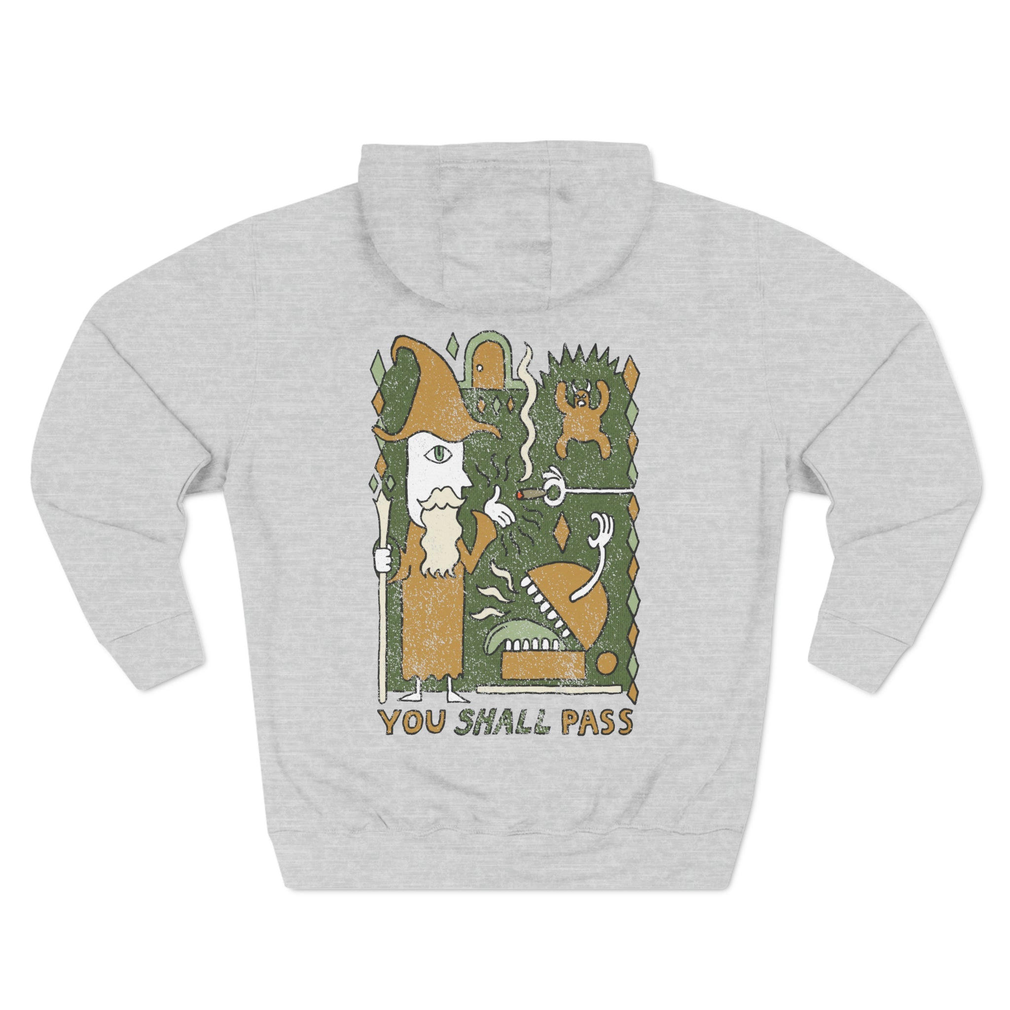 You Shall Pass | Premium Pullover Hoodie - Hoodie - Ace of Gnomes - 18768858743463363927
